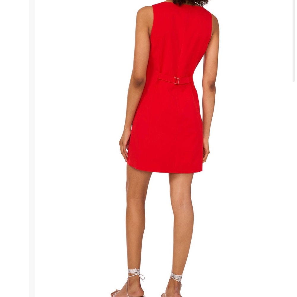Red Mini Dress - Picture 4 of 5
